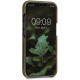 Kalibri iPhone 13 Pro Σκληρή Θήκη με Επένδυση Γνήσιου Δέρματος - Brown - 56415.05