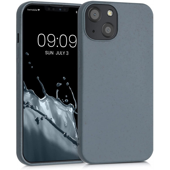 Kalibri iPhone 13 Θήκη Σιλικόνης TPU με Ανακυκλώσιμο και Βιοδιασπώμενο Υλικό - Slate Grey - 56490.202