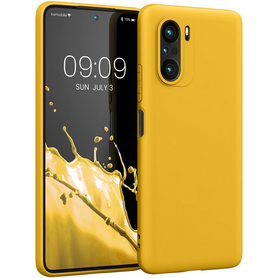 KW Xiaomi Poco F3 / Mi 11i Θήκη Σιλικόνης TPU - Honey Yellow - 57026.143