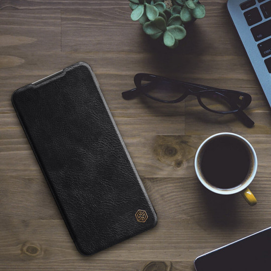 Nillkin Xiaomi Redmi 10 Qin Leather Flip Book Case Θήκη Βιβλίο - Black