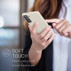 KW Samsung Galaxy S21 Θήκη Σιλικόνης Rubber TPU - Creme Matte - 54056.125