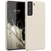 KW Samsung Galaxy S21 Θήκη Σιλικόνης Rubber TPU - Creme Matte - 54056.125