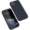 KW iPhone 13 Θήκη Σιλικόνης Rubberized TPU - Blueberry Blue - 55878.186