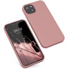 KW iPhone 13 Θήκη Σιλικόνης Rubberized TPU - Rose Tan - 55878.193