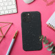 KW iPhone 13 Pro Max Θήκη Σιλικόνης Rubber TPU - Design Speckle - Black / White - 56884.01