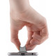 KW Σετ με 3 Finger Holders for Smartphones / iPhones - Αξεσουάρ για Εύκολο Κράτημα με Ένα Χέρι - Silver - 43997.06