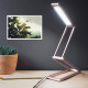 KW LED Folding Desk Lamp Επαναφορτιζόμενο Αναδιπλούμενο Μεταλλικό Φωτιστικό με καλώδιο Micro USB - Rose Gold - 45535.81