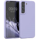 KW Samsung Galaxy S22 Θήκη Σιλικόνης Rubberized TPU - Pastel Lavender - 56756.139