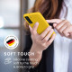 KW Samsung Galaxy S22 Θήκη Σιλικόνης Rubberized TPU - Honey Yellow - 56756.143