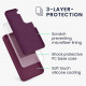 KW Samsung Galaxy S22 Θήκη Σιλικόνης Rubberized TPU - Bordeaux Purple - 56756.187