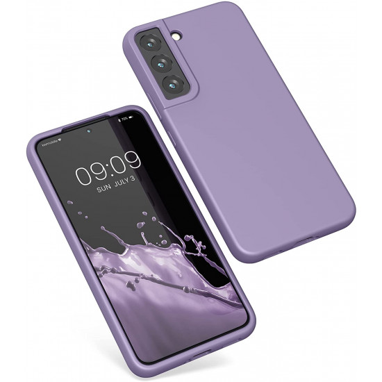 KW Samsung Galaxy S22 Θήκη Σιλικόνης Rubberized TPU - Violet Purple - 56756.222