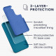 KW Samsung Galaxy S22 Θήκη Σιλικόνης Rubberized TPU - Caribbean Blue - 56756.224