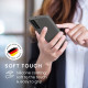 KW Samsung Galaxy S22 Θήκη Σιλικόνης Rubberized TPU - Matte Dark Grey - 56756.47