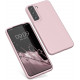 KW Samsung Galaxy S22 Θήκη Σιλικόνης Rubberized TPU - Matte Dusty Pink - 56756.52