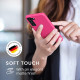 KW Samsung Galaxy S22 Θήκη Σιλικόνης TPU - Neon Pink - 56758.77