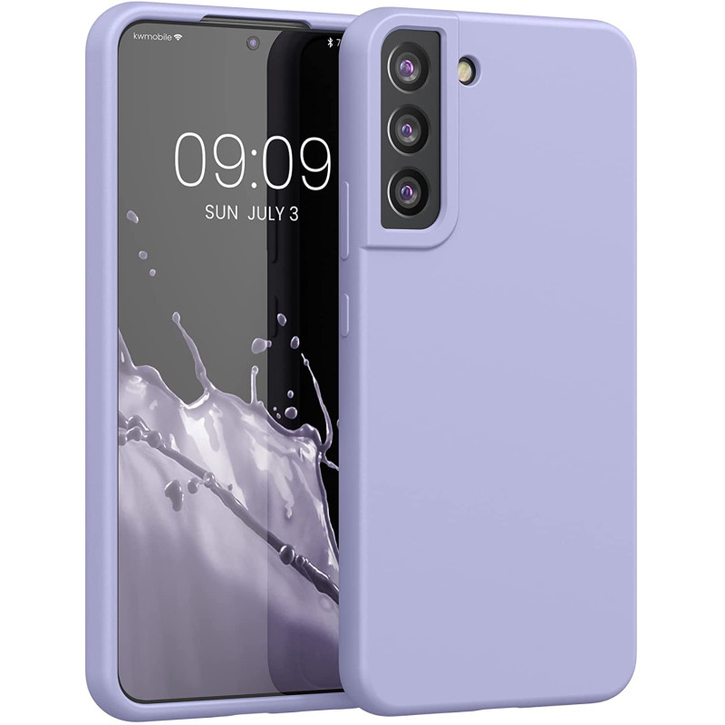 KW Samsung Galaxy S22 Plus Θήκη Σιλικόνης Rubberized TPU - Pastel Lavender - 56761.139