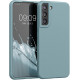 KW Samsung Galaxy S22 Plus Θήκη Σιλικόνης Rubberized TPU - Stone Blue - 56761.206