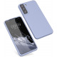 KW Samsung Galaxy S22 Plus Θήκη Σιλικόνης Rubberized TPU - Matte Light Blue - 56761.58