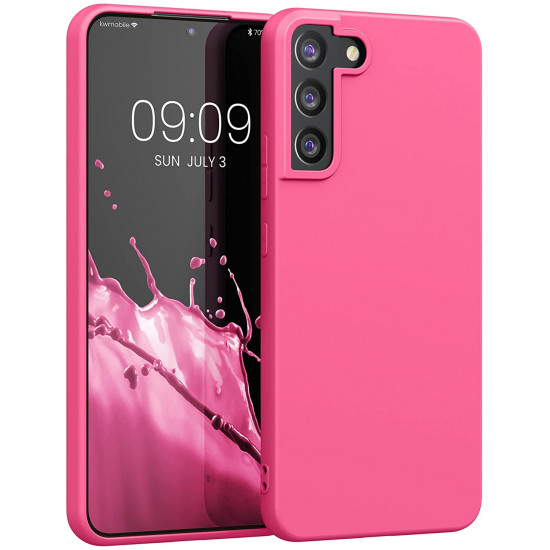 KW Samsung Galaxy S22 Plus Θήκη Σιλικόνης TPU - Neon Pink - 56763.77