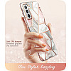 i-Blason Samsung Galaxy S21 FE Cosmo Σκληρή Θήκη με Πλαίσιο Σιλικόνης και Προστασία Οθόνης - Marble