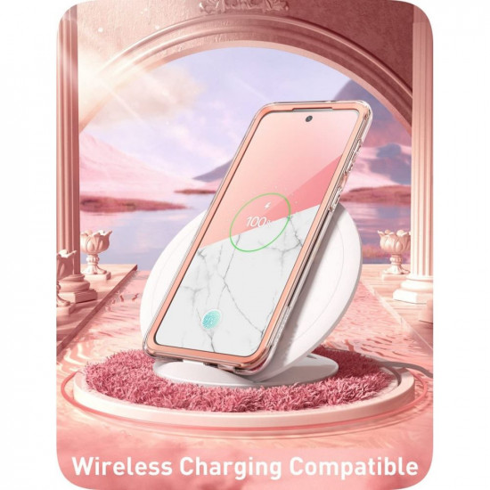 i-Blason Samsung Galaxy S22 Plus Cosmo Σκληρή Θήκη με Πλαίσιο Σιλικόνης και Προστασία Οθόνης - Marble