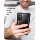 i-Blason Samsung Galaxy S21 FE Ares Σκληρή Θήκη με Πλαίσιο Σιλικόνης και Προστασία Οθόνης - Black