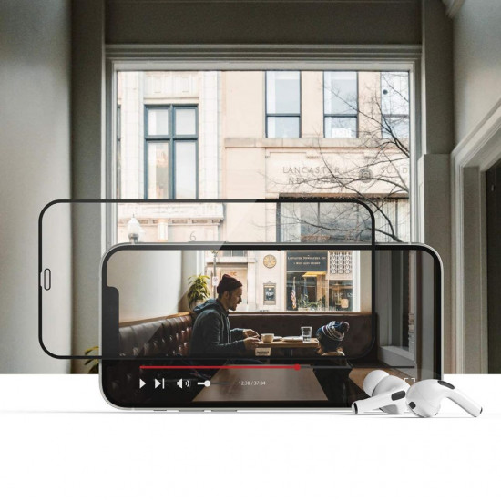 Hofi Samsung Galaxy S22 Plus Pro Glass + 0.3mm 2.5D 9H Full Screen Tempered Glass Αντιχαρακτικό Γυαλί Οθόνης - Black