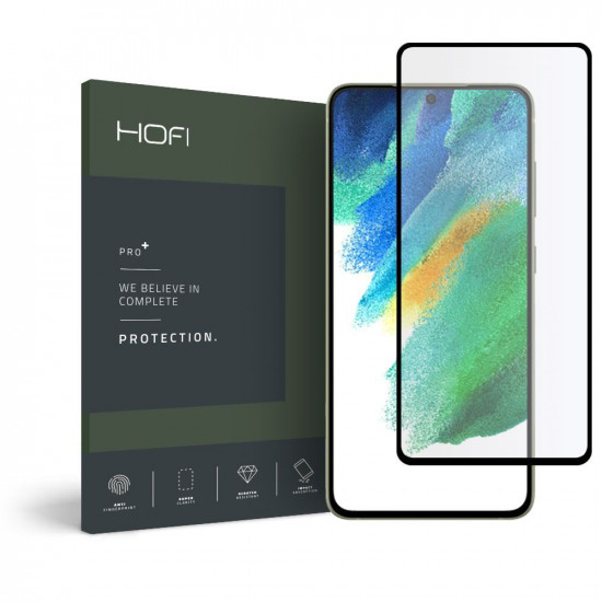 Hofi Samsung Galaxy S21 FE Pro Glass + 0.3mm 2.5D 9H Full Screen Tempered Glass Αντιχαρακτικό Γυαλί Οθόνης - Black