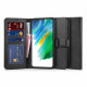 Tech-Protect Samsung Galaxy S21 FE Θήκη Πορτοφόλι Stand από Δερματίνη - Black