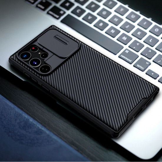 Nillkin Samsung Galaxy S22 Ultra CamShield Pro Σκληρή Θήκη με Κάλυμμα για την Κάμερα - Black