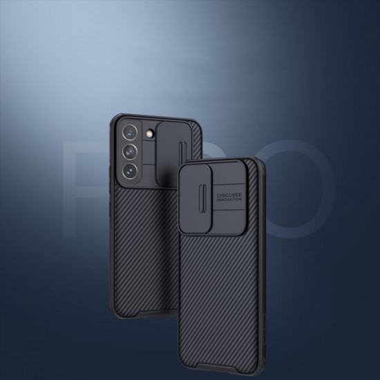 Nillkin Samsung Galaxy S22 CamShield Pro Σκληρή Θήκη με Κάλυμμα για την Κάμερα - Black