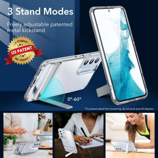 ESR Samsung Galaxy S22 Air Shield Boost Θήκη Σιλικόνης με Stand - Διάφανη