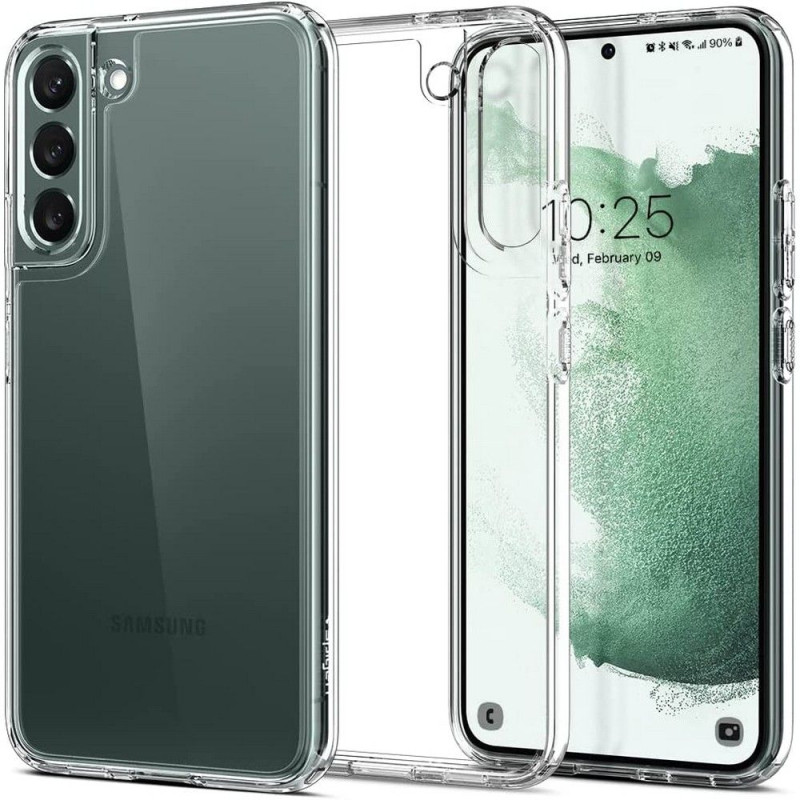 Spigen Samsung Galaxy S22 - Ultra Hybrid Σκληρή Θήκη με Πλαίσιο Σιλικόνης - Crystal Clear