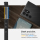 Spigen Samsung Galaxy S22 Ultra Liquid Air Θήκη Σιλικόνης - Matte Black