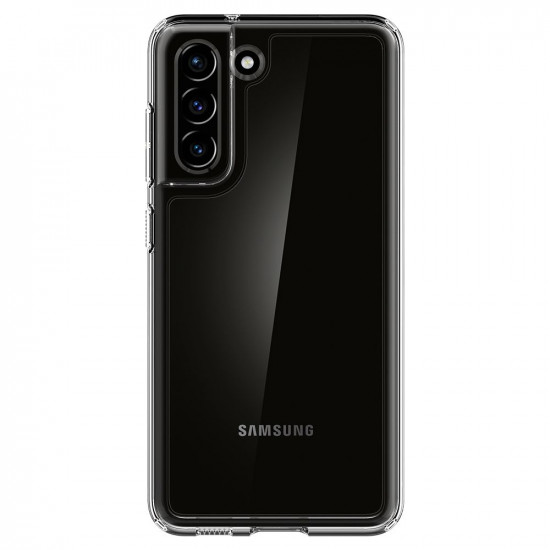Spigen Samsung Galaxy S21 FE - Ultra Hybrid Σκληρή Θήκη με Πλαίσιο Σιλικόνης - Crystal Clear