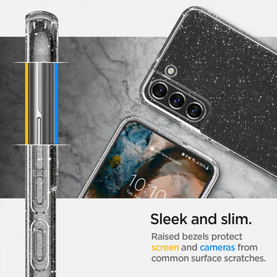 Spigen Samsung Galaxy S22 Liquid Crystal Θήκη Σιλικόνης - Glitter Crystal