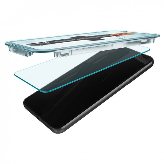 Spigen Samsung Galaxy S22 Glas.TR EZ Fit 0.2mm 2.5D 9H Tempered Glass Αντιχαρακτικό Γυαλί Οθόνης - 2 Τεμάχια - Clear - AGL04151