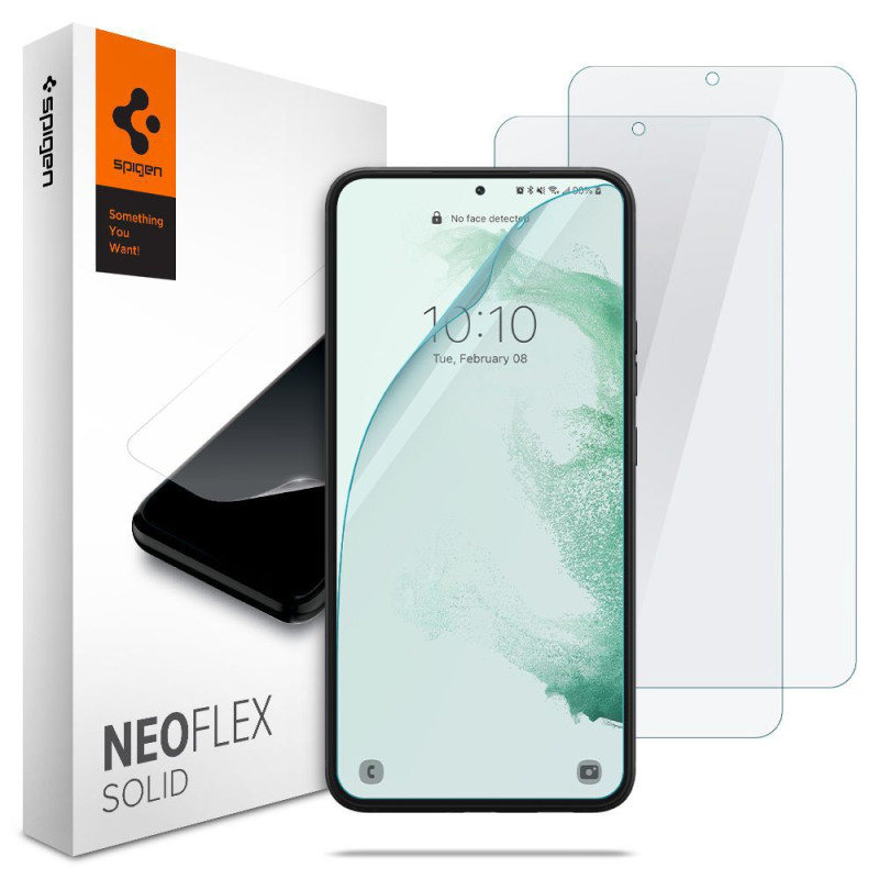 Spigen Samsung Galaxy S22 Plus NeoFlex Προστατευτική Μεμβράνη Οθόνης - 2 Τεμάχια - Διάφανο