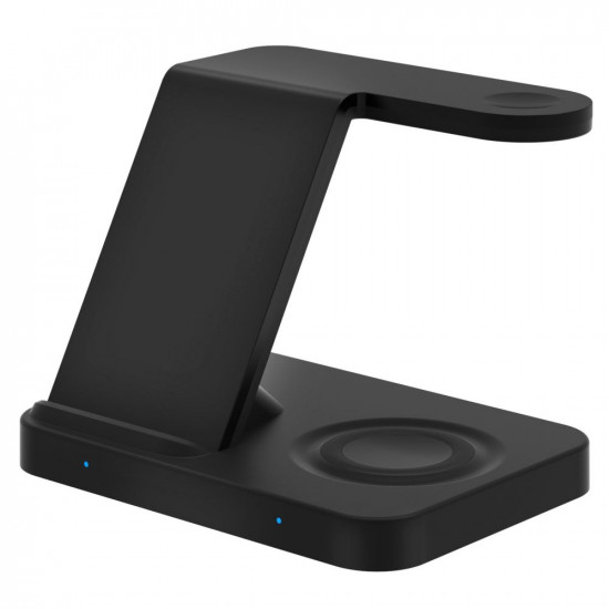Tech-Protect A11 3in1 Ασύρματος Φορτιστής Qi Charge για Smartphones, Airpods και Apple Watch 15W - Black