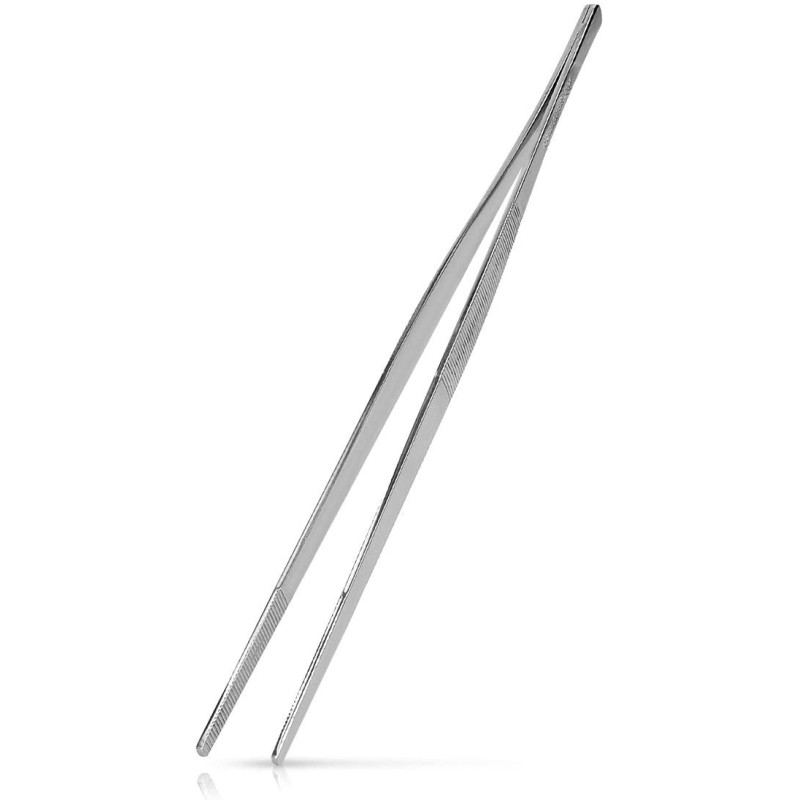Navaris Λαβίδα από Ανοξείδωτο Ατσάλι για BBQ - 30cm - Silver - 48537.02