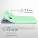 KW Samsung Galaxy S21 FE Θήκη Σιλικόνης TPU - Mint Green Matte - 55484.50