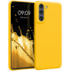 KW Samsung Galaxy S21 FE Θήκη Σιλικόνης TPU - Honey Yellow - 55484.143