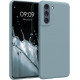 KW Samsung Galaxy S21 FE Θήκη Σιλικόνης TPU - Stone Blue - 55484.206