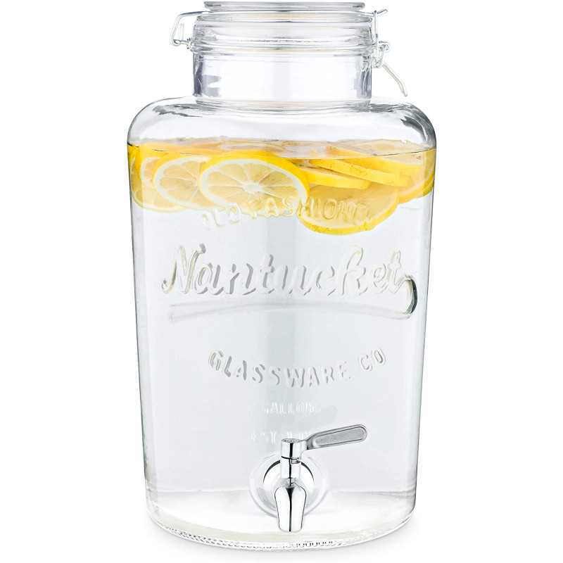 Navaris Drinks Dispenser Γυάλινος Διανεμητής Ποτού - 8L - Διάφανο - 51379.01 Navaris Drinks Dispenser Γυάλινος Διανεμητής Ποτού - 8L - Διάφανο - 51379.01