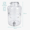 Navaris Drinks Dispenser Γυάλινος Διανεμητής Ποτού - 8L - Διάφανο - 51379.01 Navaris Drinks Dispenser Γυάλινος Διανεμητής Ποτού - 8L - Διάφανο - 51379.01