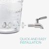 Navaris Drinks Dispenser Γυάλινος Διανεμητής Ποτού - 8L - Διάφανο - 51379.01 Navaris Drinks Dispenser Γυάλινος Διανεμητής Ποτού - 8L - Διάφανο - 51379.01