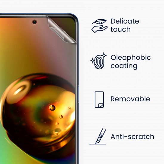 KW Xiaomi Poco X3 NFC / X3 Pro - Τρεις Μεμβράνες Προστασίας Οθόνης - Διάφανες - 57236.1