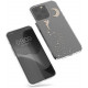 KW iPhone 13 Pro Θήκη Σιλικόνης TPU Design Glittery Fairy - Διάφανη / Rose Gold - 57144.01