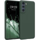 KW Samsung Galaxy S21 FE Θήκη Σιλικόνης TPU - Moss Green - 55484.169