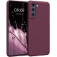 KW Samsung Galaxy S21 FE Θήκη Σιλικόνης TPU - Bordeaux Purple - 55484.187